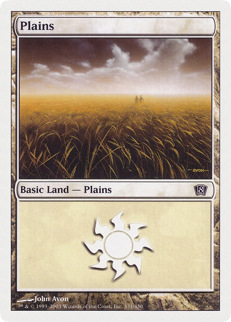 Plaine — Eighth Edition — Magic: The Gathering