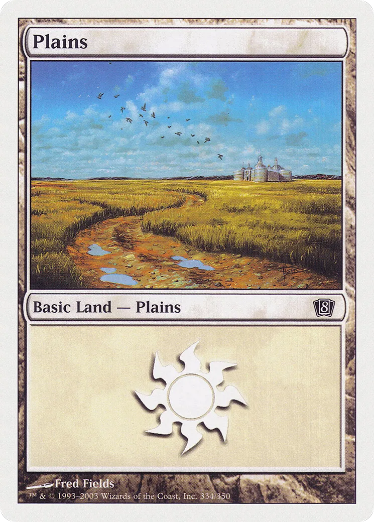 Plains — Eighth Edition — Magic: The Gathering