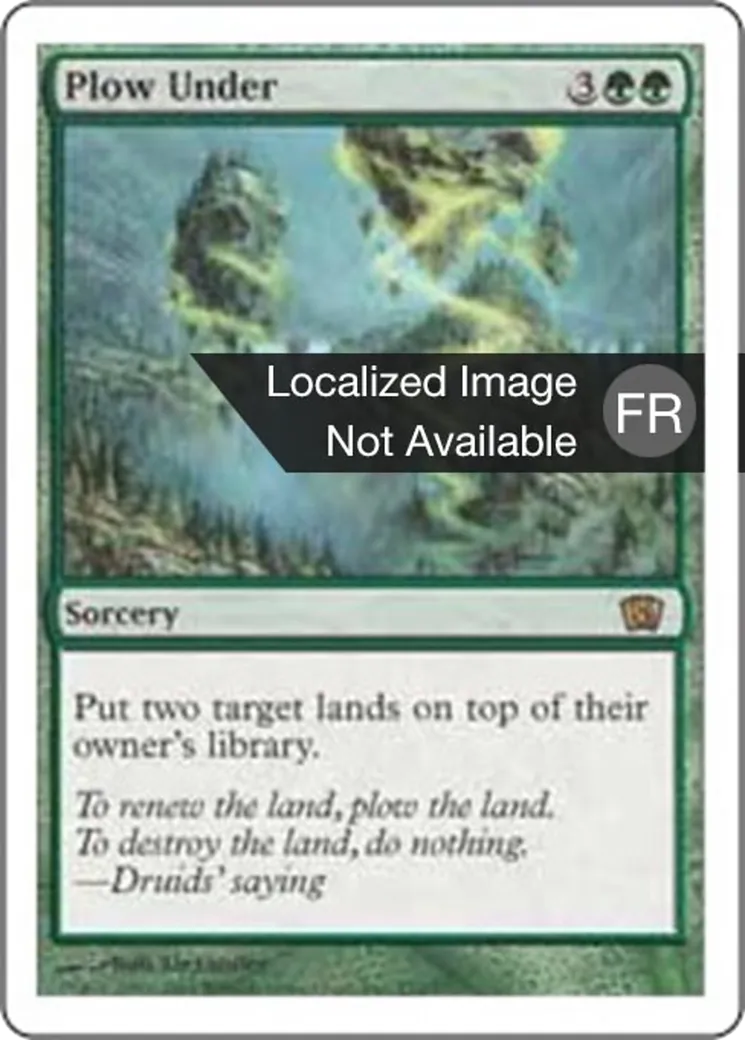 Sous la charrue — Eighth Edition — Magic: The Gathering