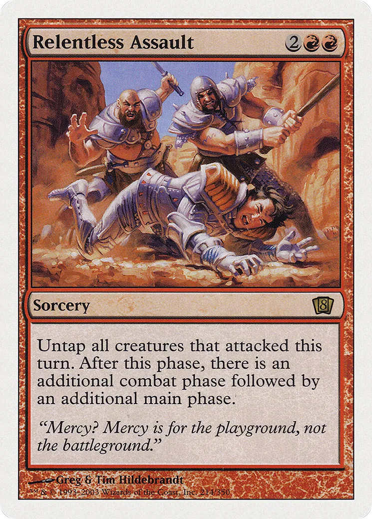 Relentless Assault — Eighth Edition — Magic: The Gathering