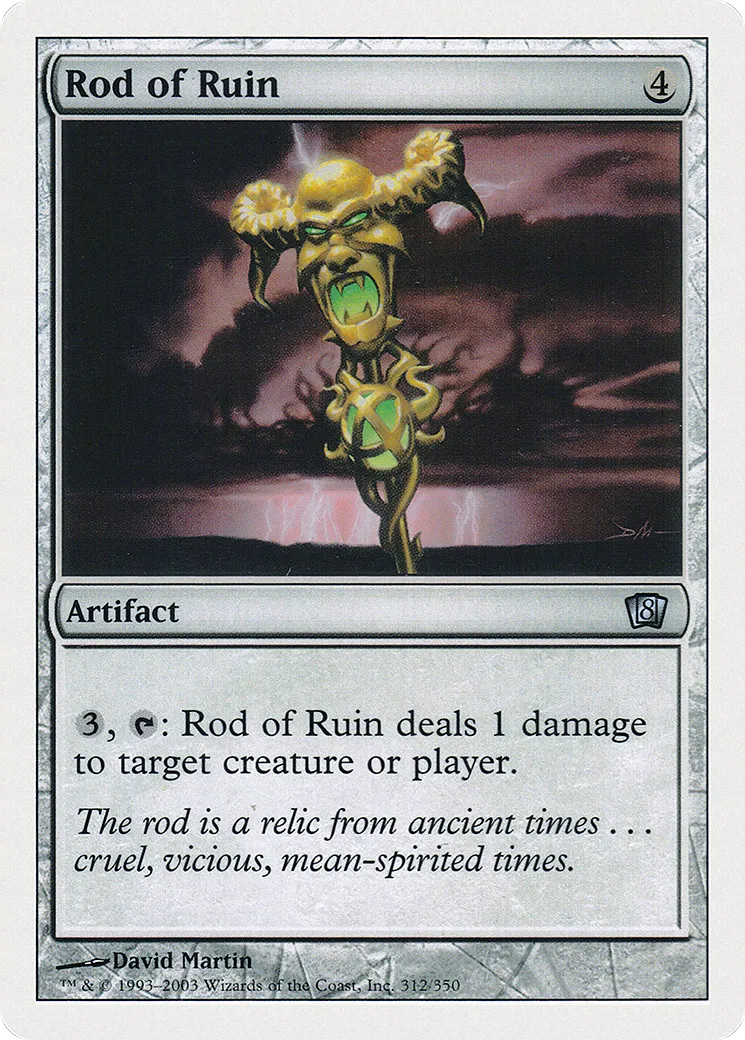 Baguette de ruine — Eighth Edition — Magic: The Gathering