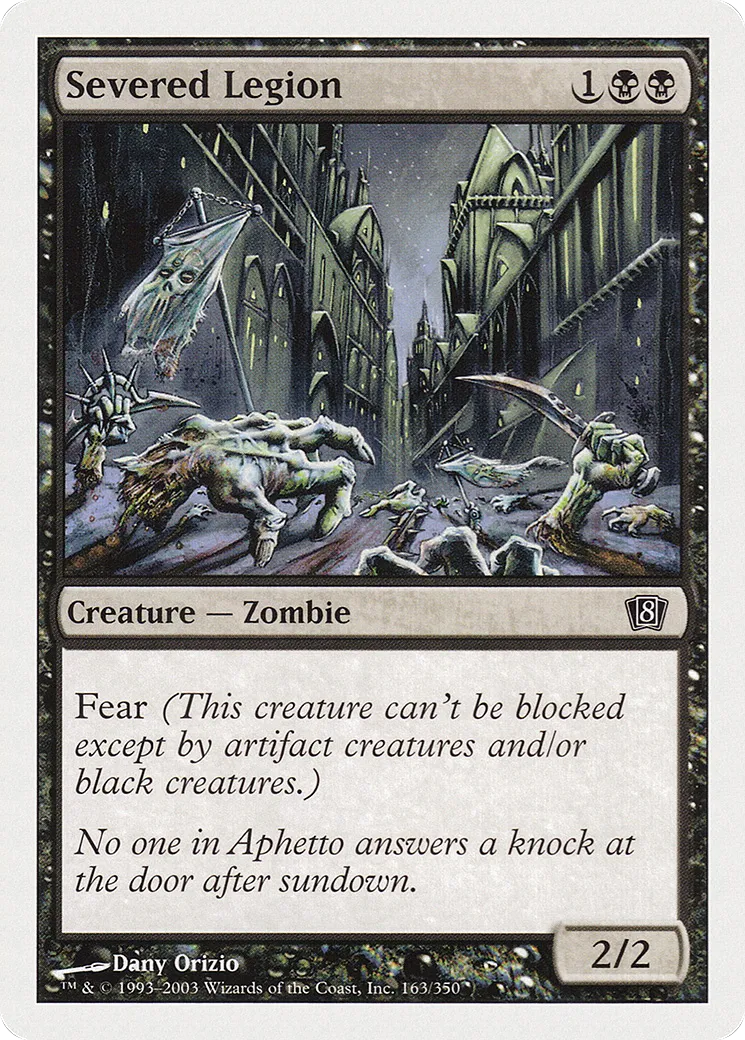 Severed Legion — Eighth Edition — Magic: The Gathering