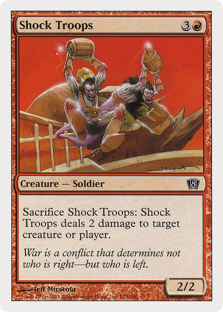 Troupes de choc — Eighth Edition — Magic: The Gathering