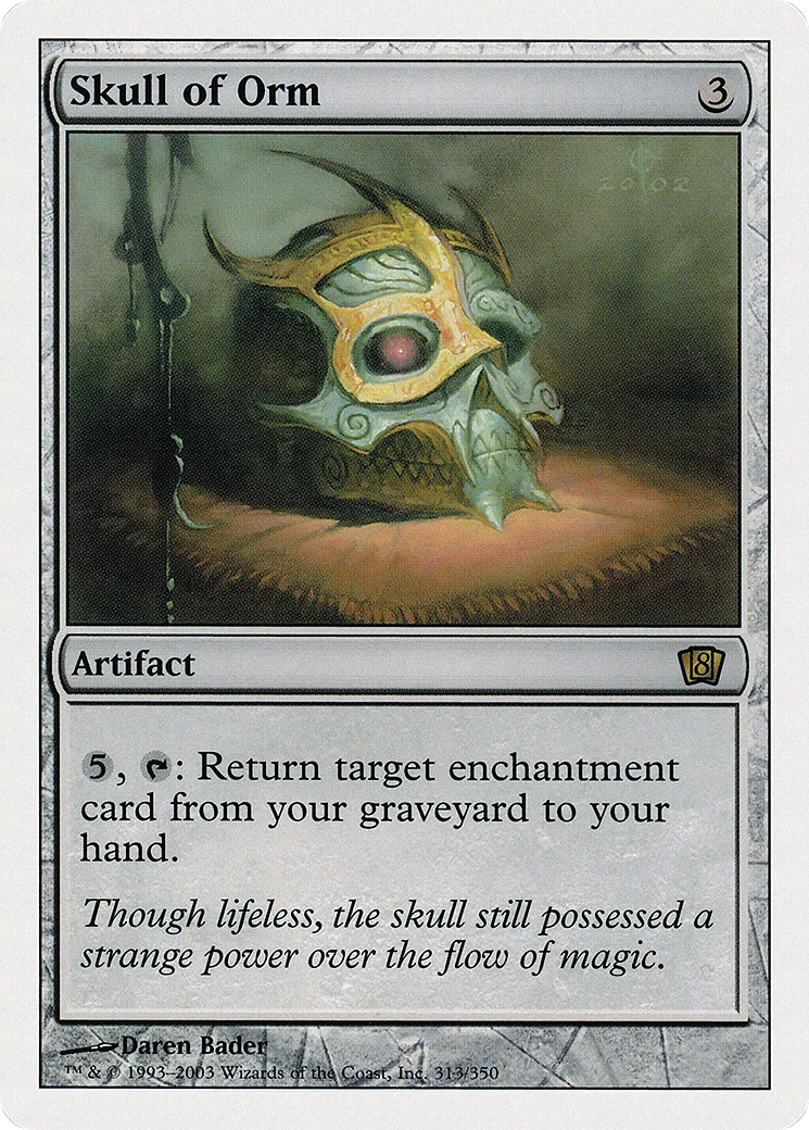 Skull of Orm — Eighth Edition — Magic: The Gathering