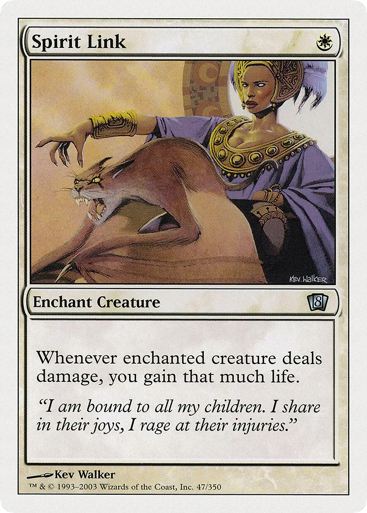 Spirit Link — Eighth Edition — Magic: The Gathering