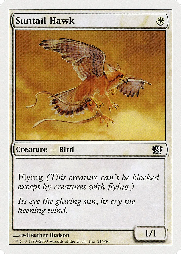 Faucon mordoré — Eighth Edition — Magic: The Gathering