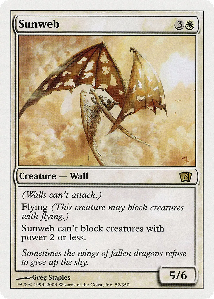 Toile solaire — Eighth Edition — Magic: The Gathering