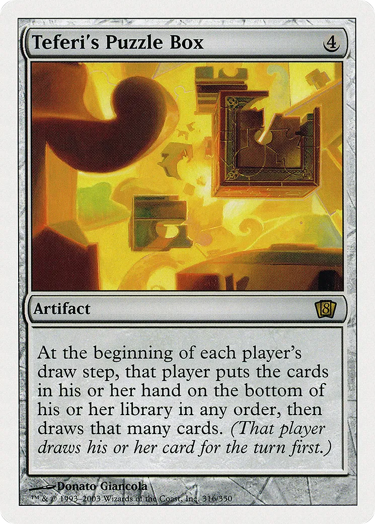 Teferi's Puzzle Box — Eighth Edition — Magic: The Gathering