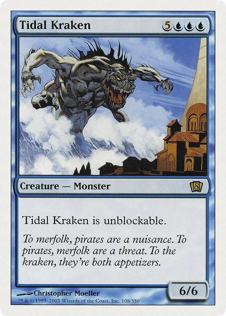 Tidal Kraken — Eighth Edition — Magic: The Gathering