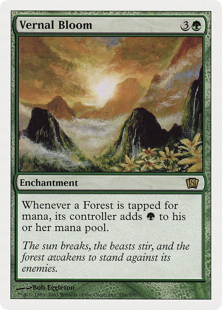Vernal Bloom — Eighth Edition — Magic: The Gathering