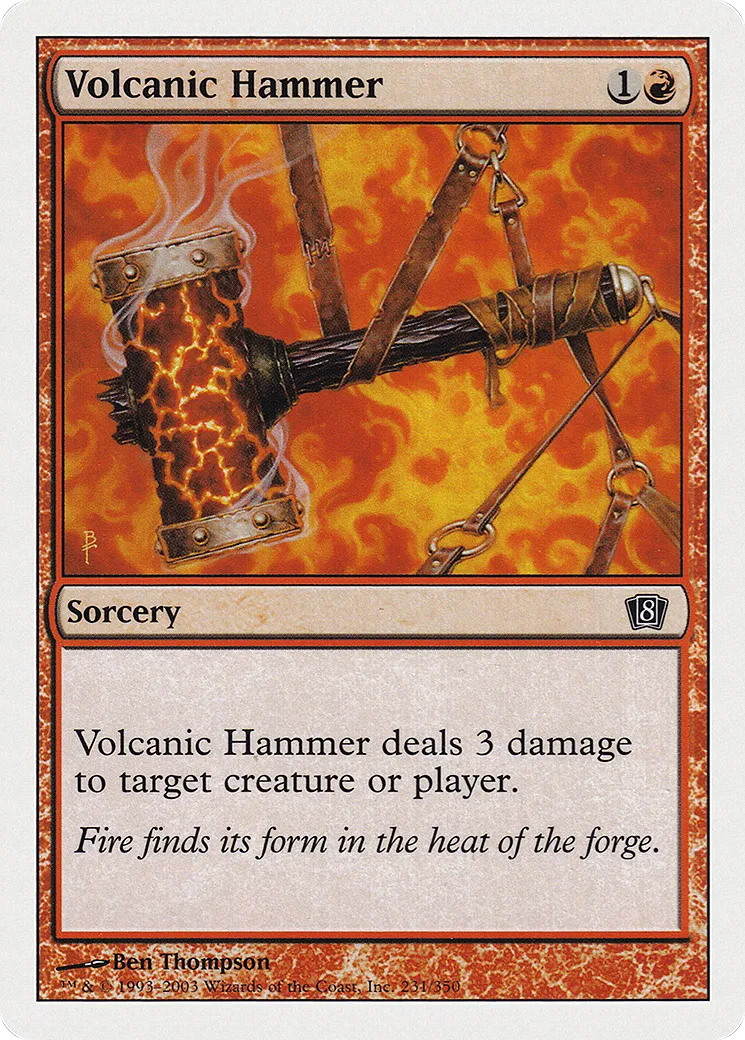 Volcanic Hammer — Eighth Edition — Magic: The Gathering