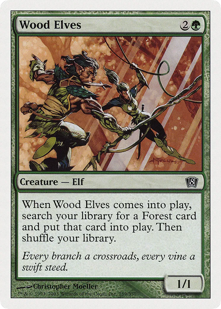 Elfe des bois — Eighth Edition — Magic: The Gathering