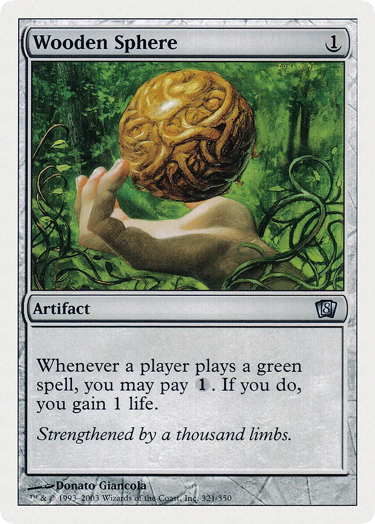 Wooden Sphere — Eighth Edition — Magic: The Gathering