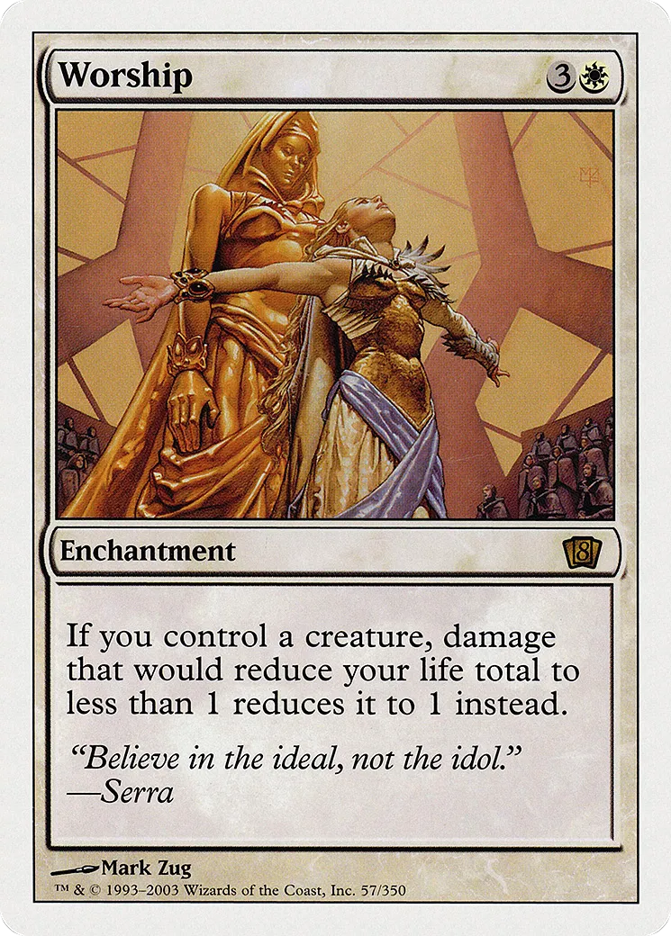 Adoration — Eighth Edition — Magic: The Gathering