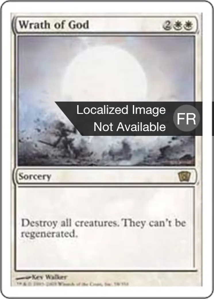 Colère de Dieu — Eighth Edition — Magic: The Gathering
