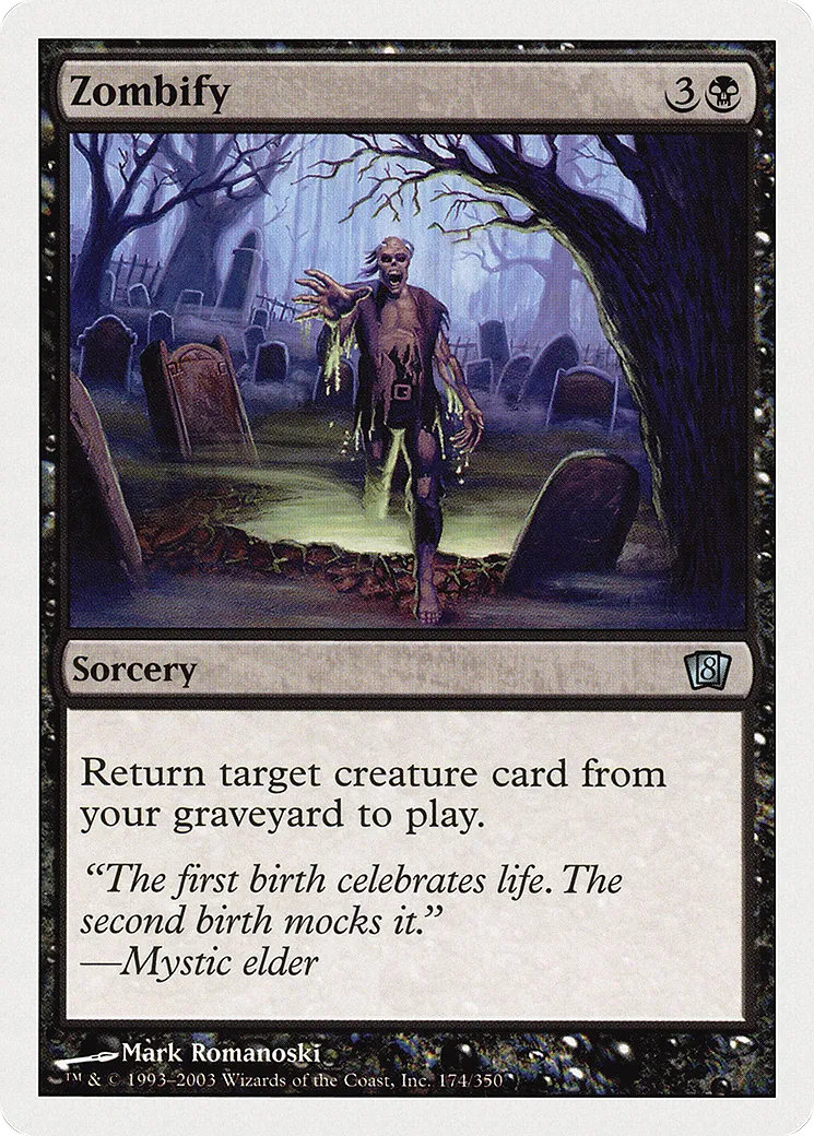 Zombification — Eighth Edition — Magic: The Gathering