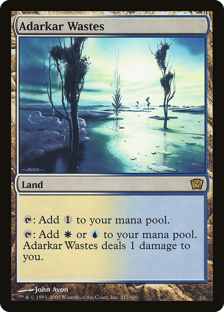 Adarkar Wastes — Ninth Edition — Magic: The Gathering
