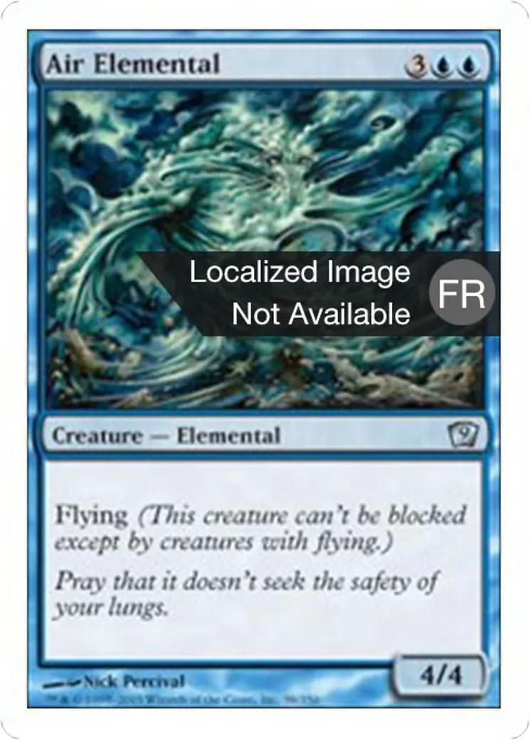 Élémental d'air — Ninth Edition — Magic: The Gathering