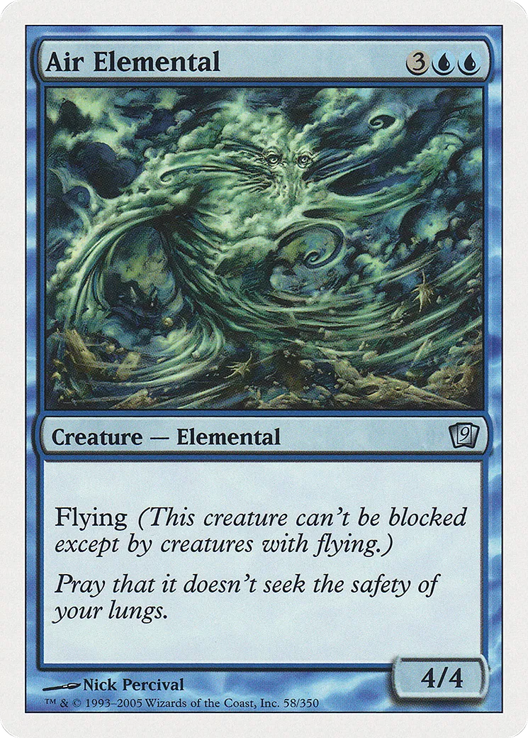 Air Elemental — Ninth Edition — Magic: The Gathering