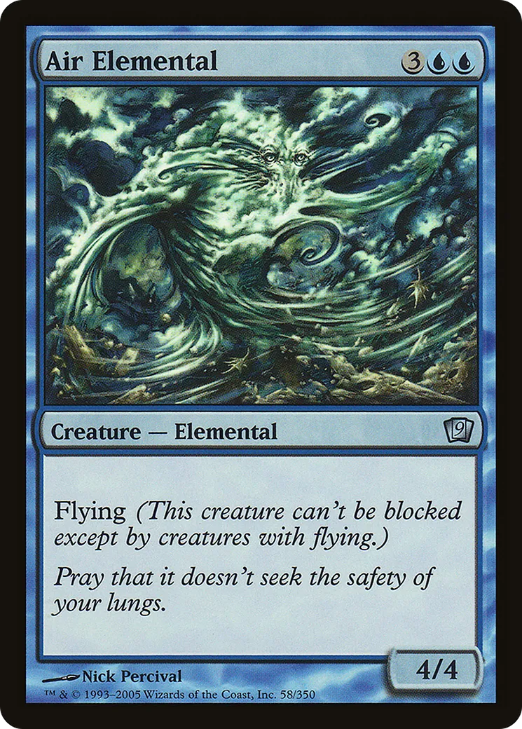 Air Elemental — Ninth Edition — Magic: The Gathering