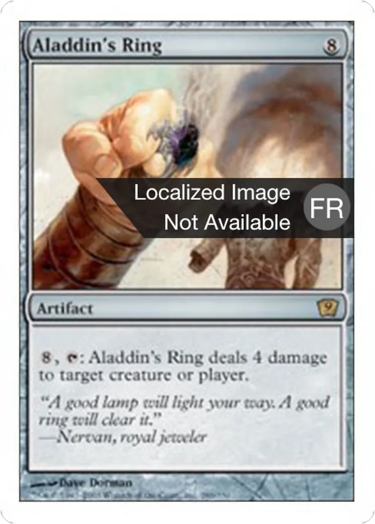 Anneau d'Aladdin — Ninth Edition — Magic: The Gathering