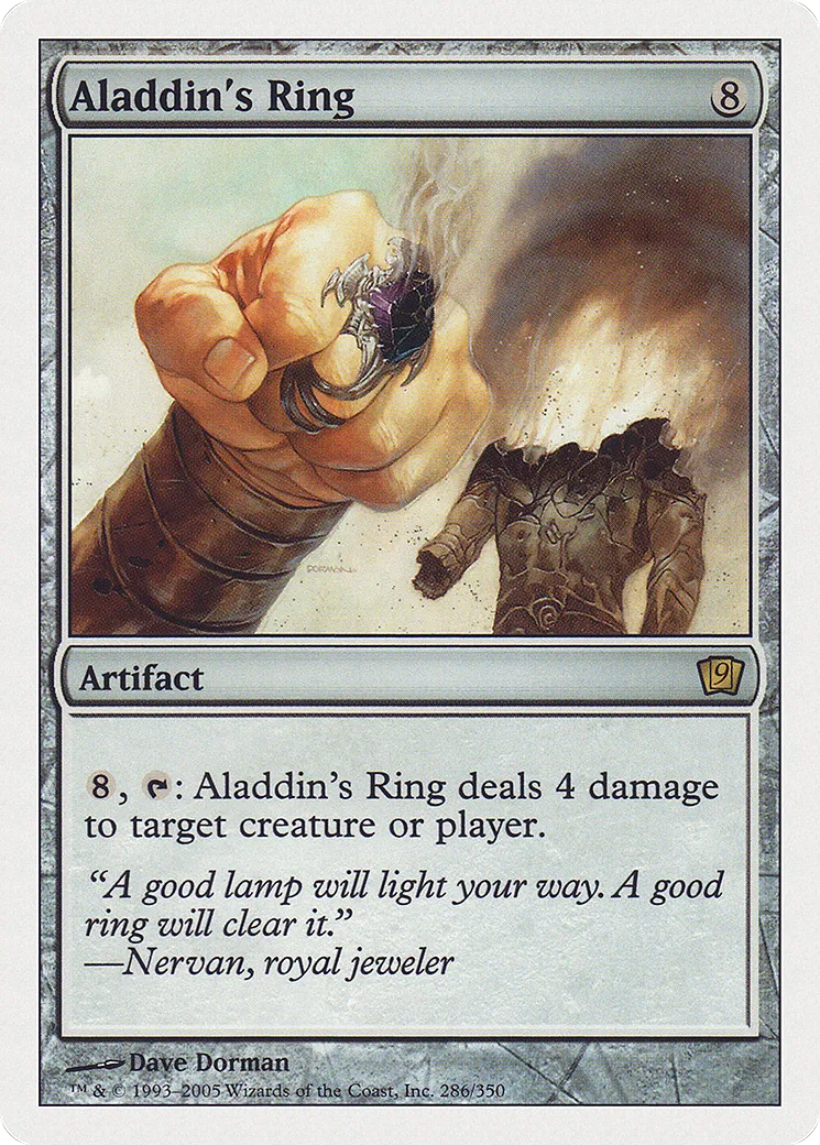 Anneau d'Aladdin — Ninth Edition — Magic: The Gathering