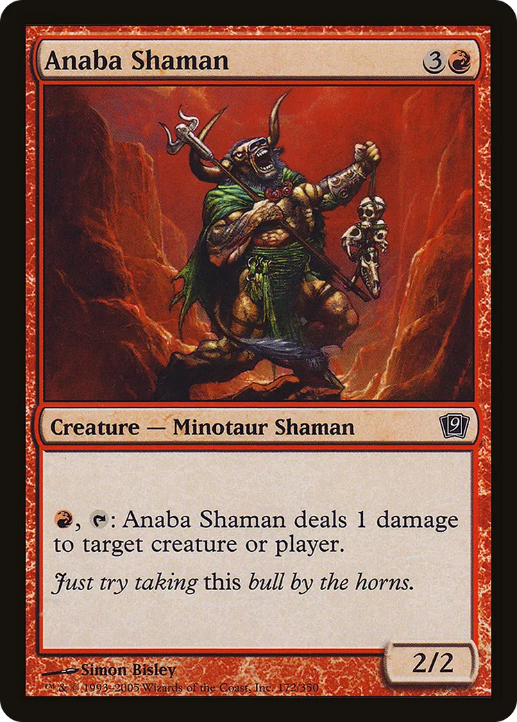 Anaba Shaman — Ninth Edition — Magic: The Gathering