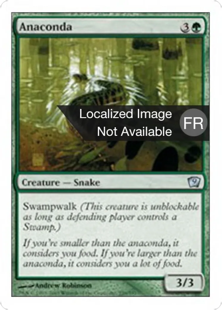 Anaconda — Ninth Edition — Magic: The Gathering