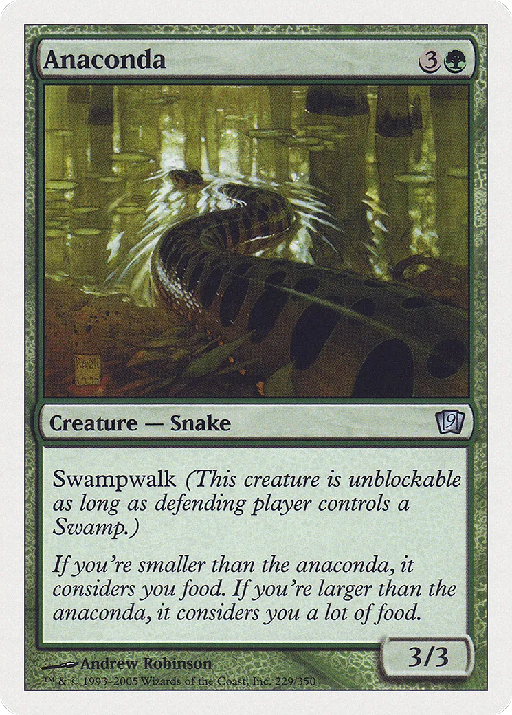 Anaconda — Ninth Edition — Magic: The Gathering