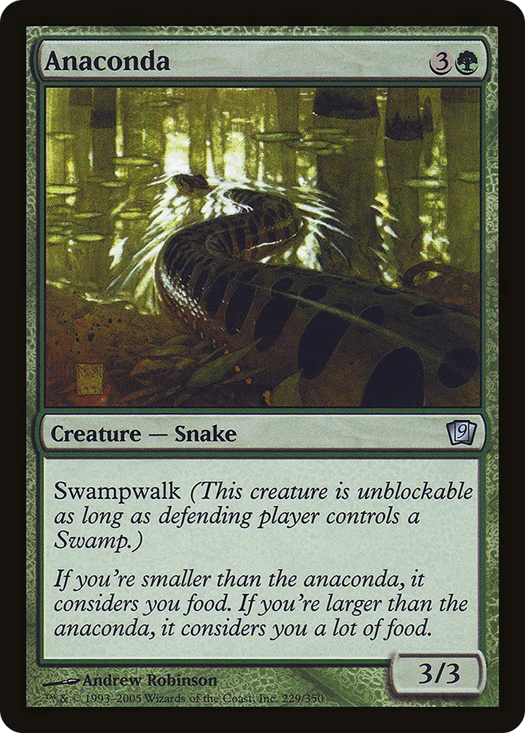 Anaconda — Ninth Edition — Magic: The Gathering