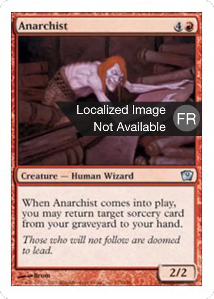 Anarchiste — Ninth Edition — Magic: The Gathering