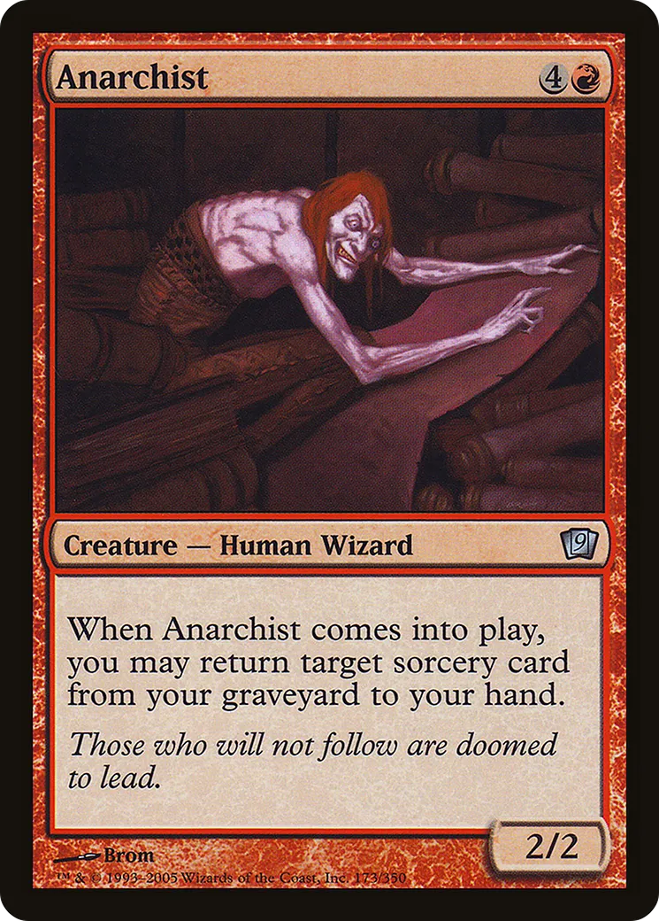 Anarchist — Ninth Edition — Magic: The Gathering