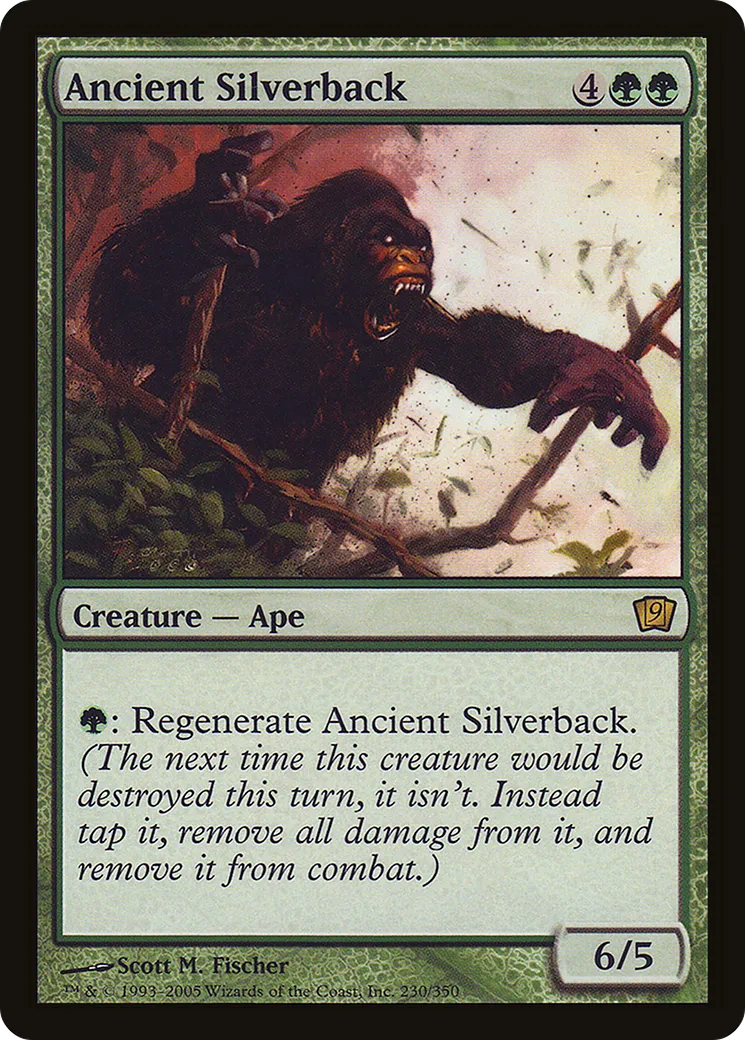Vieux gorille à dos argenté — Ninth Edition — Magic: The Gathering