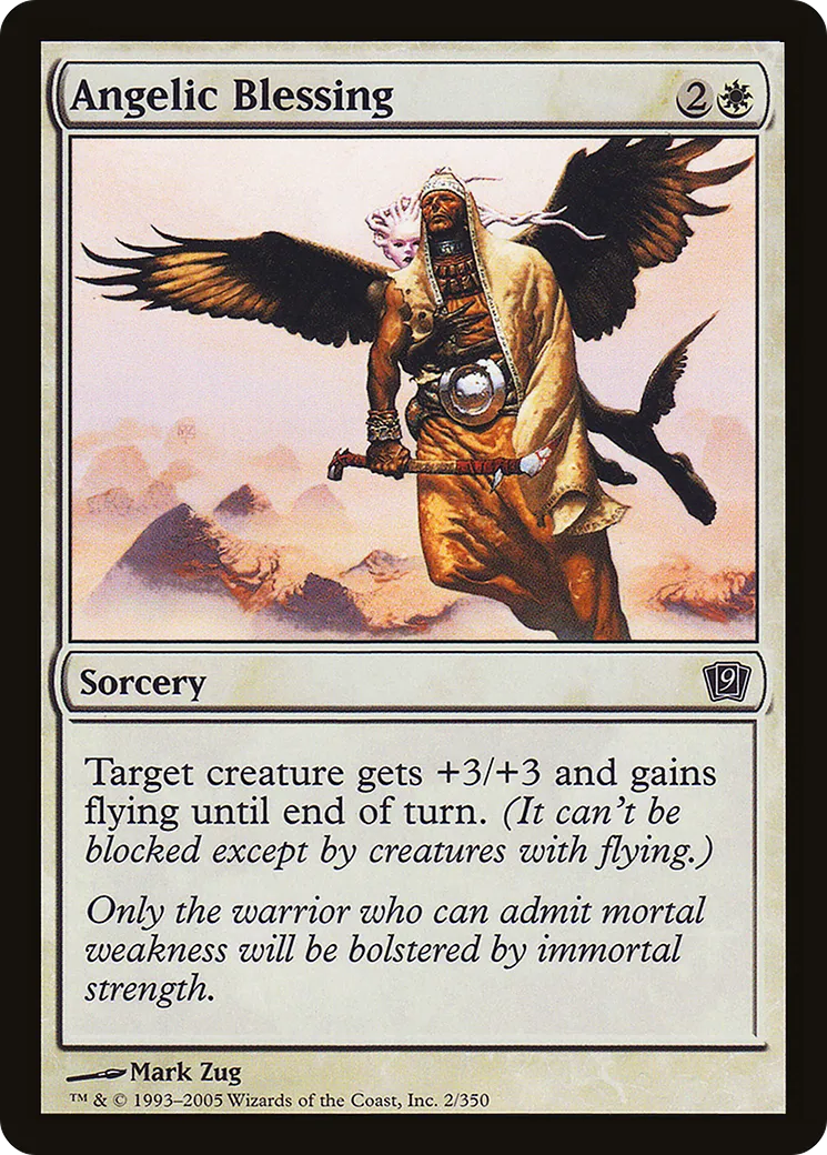 Bénédiction angélique — Ninth Edition — Magic: The Gathering
