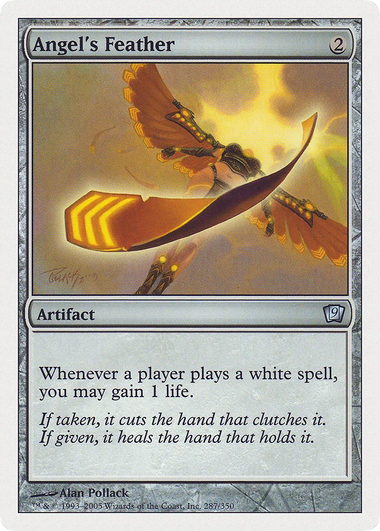 Angel's Feather — Ninth Edition — Magic: The Gathering