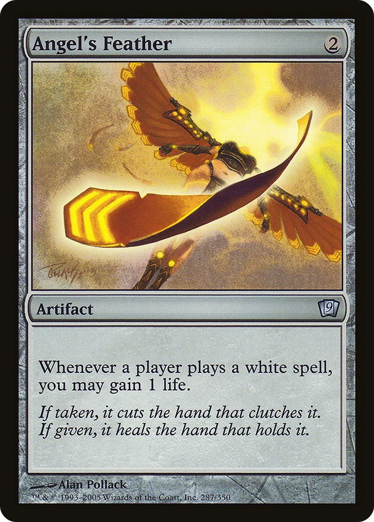 Angel's Feather — Ninth Edition — Magic: The Gathering