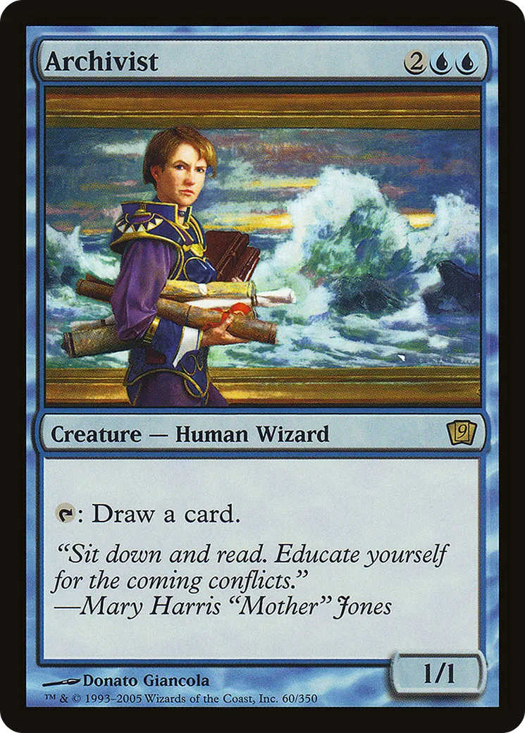 Archivist — Ninth Edition — Magic: The Gathering