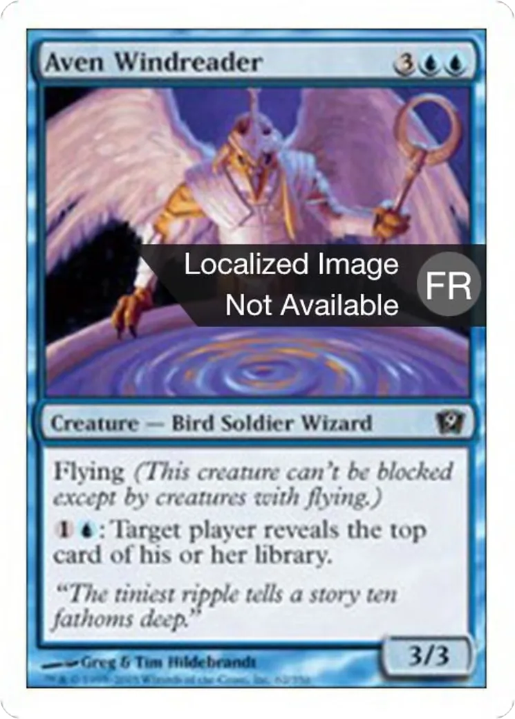 Avemain déchiffre-vent — Ninth Edition — Magic: The Gathering