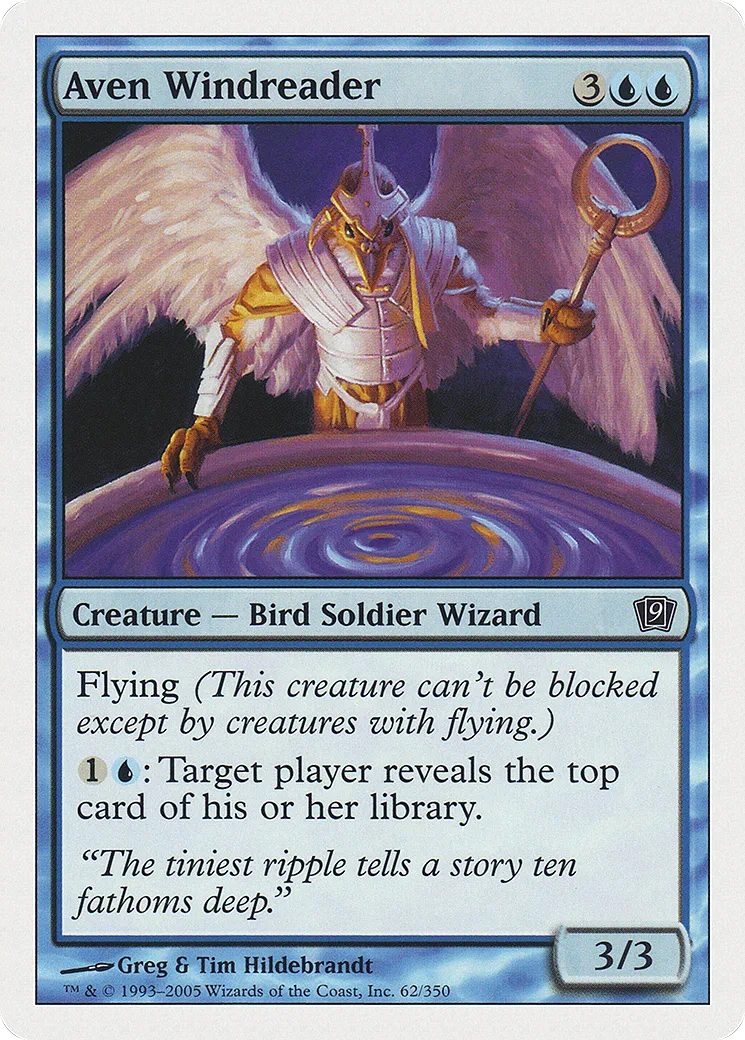 Avemain déchiffre-vent — Ninth Edition — Magic: The Gathering