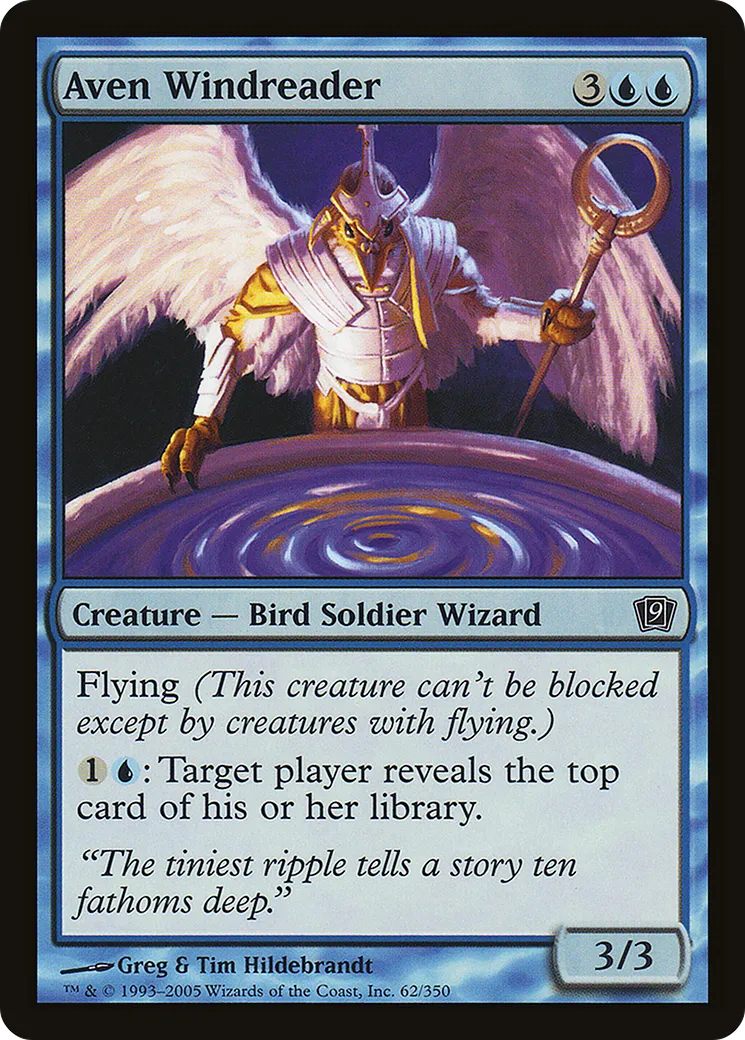 Aven Windreader — Ninth Edition — Magic: The Gathering