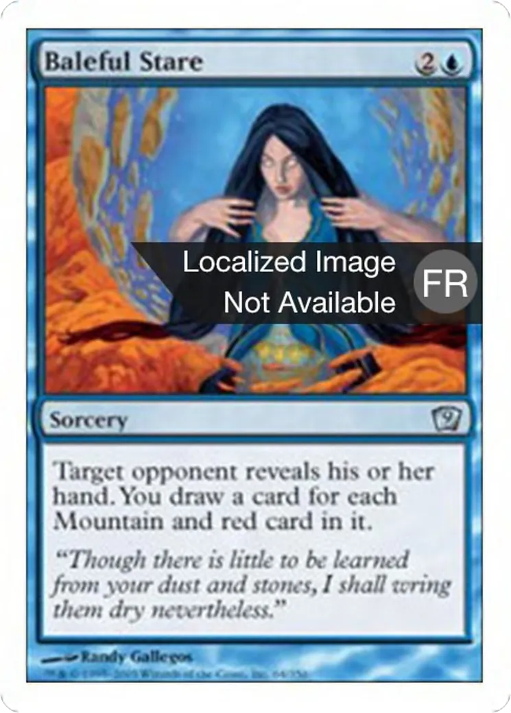 Regard sinistre — Ninth Edition — Magic: The Gathering