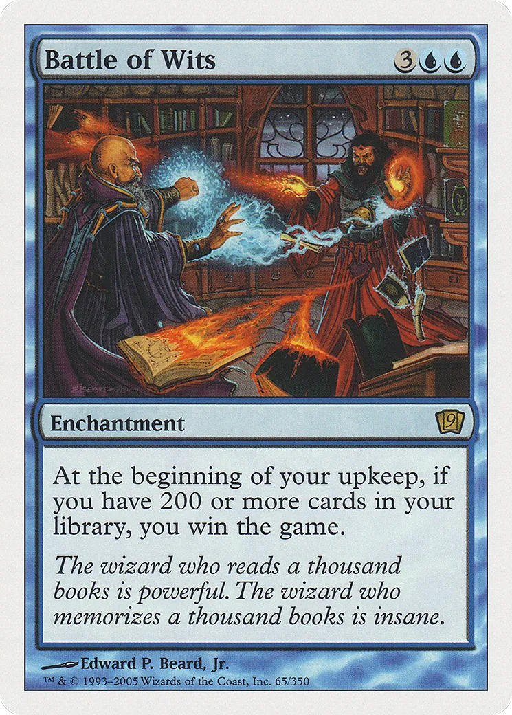 Battle of Wits — Ninth Edition — Magic: The Gathering