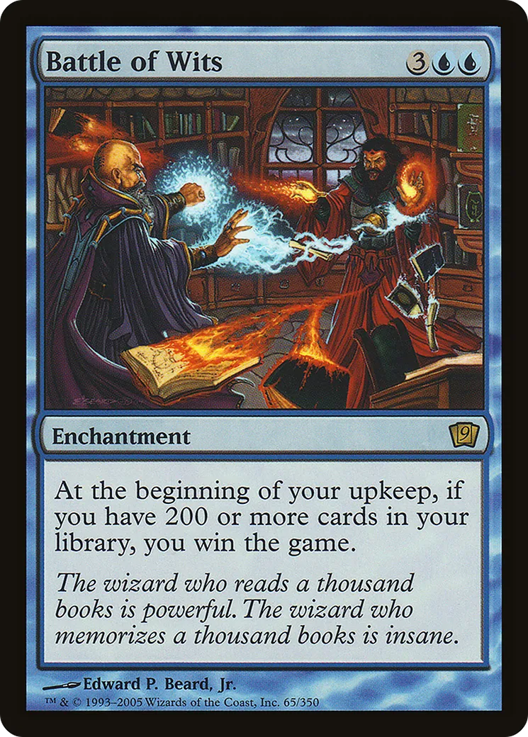 Battle of Wits — Ninth Edition — Magic: The Gathering
