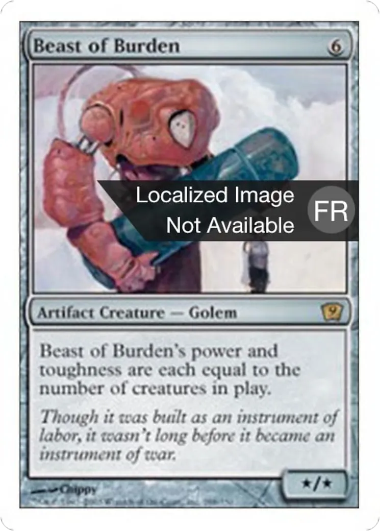 Bête de somme — Ninth Edition — Magic: The Gathering