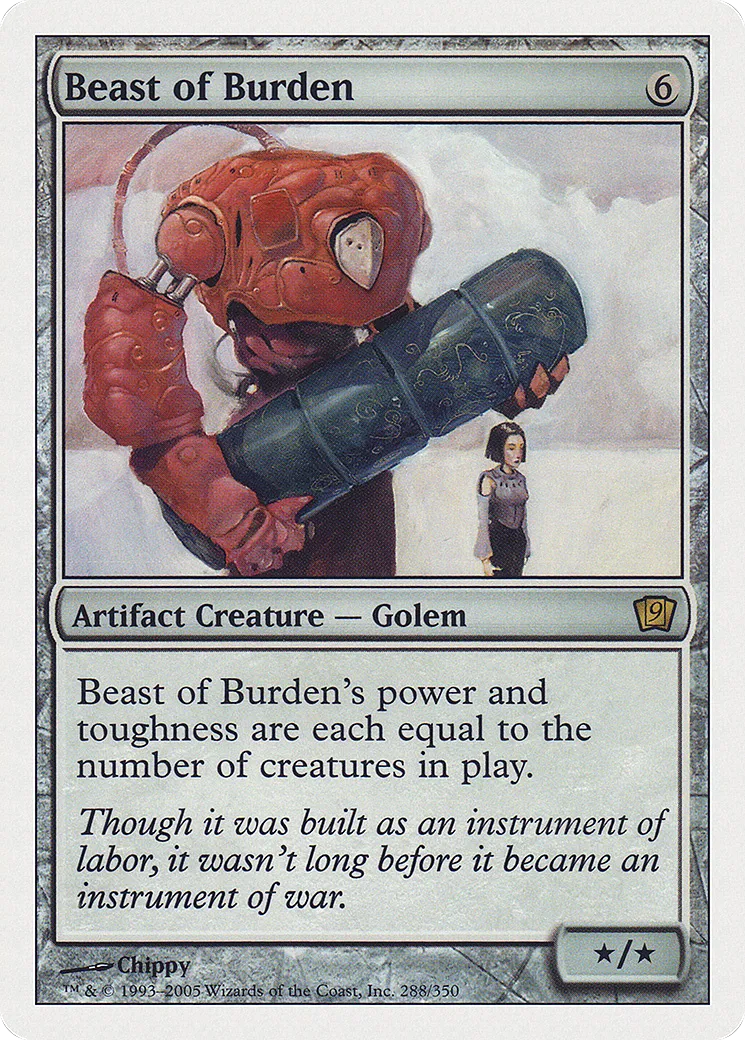 Beast of Burden — Ninth Edition — Magic: The Gathering