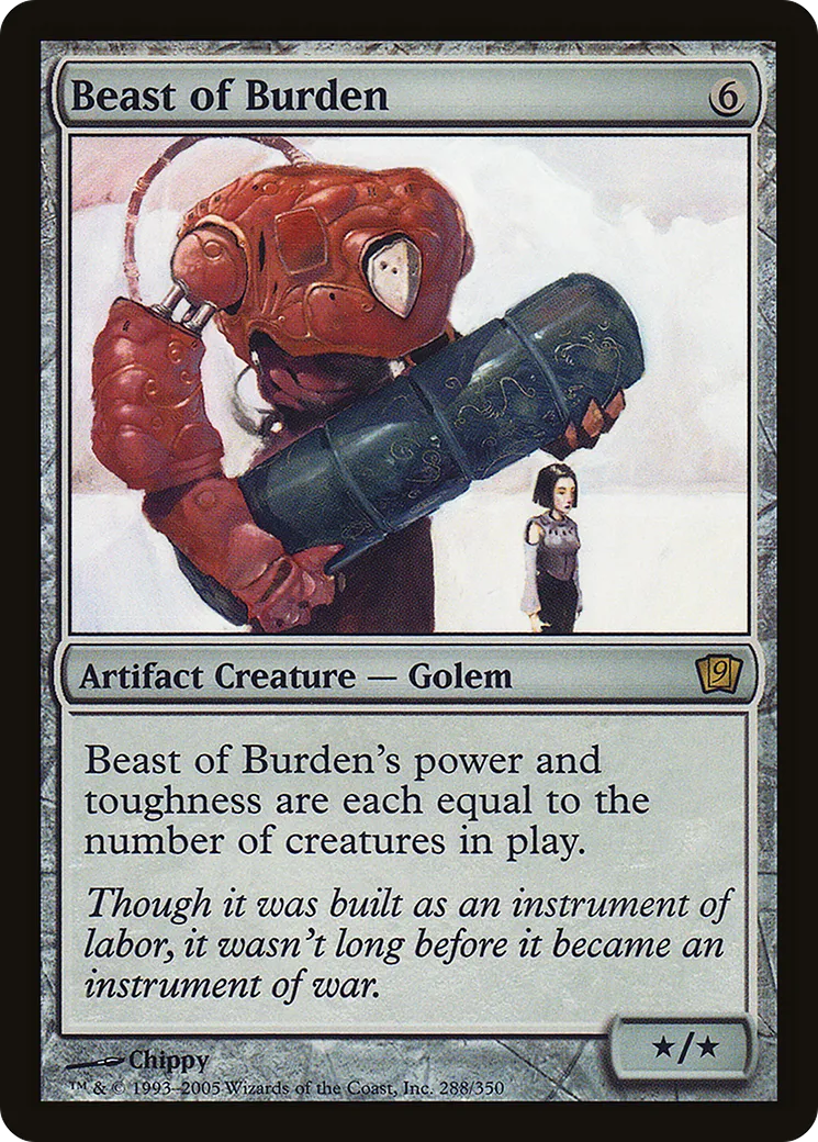 Beast of Burden — Ninth Edition — Magic: The Gathering