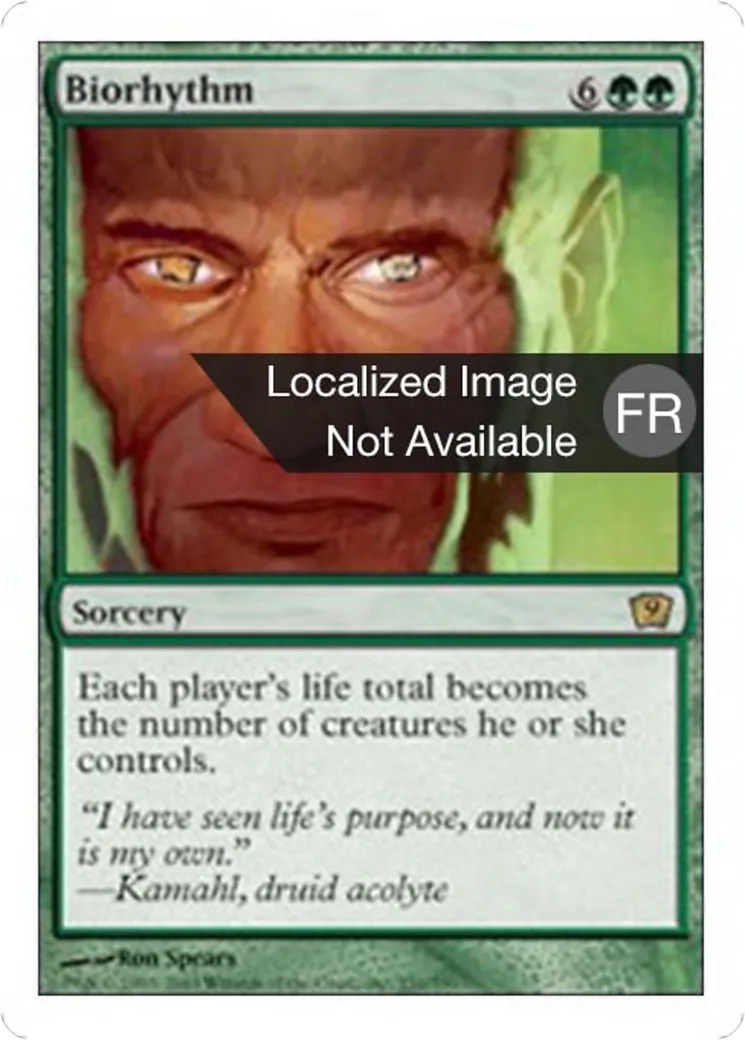 Biorythme — Ninth Edition — Magic: The Gathering