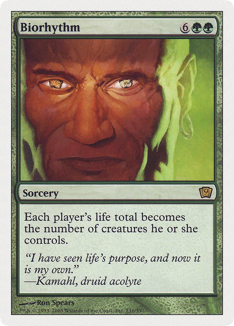 Biorhythm — Ninth Edition — Magic: The Gathering