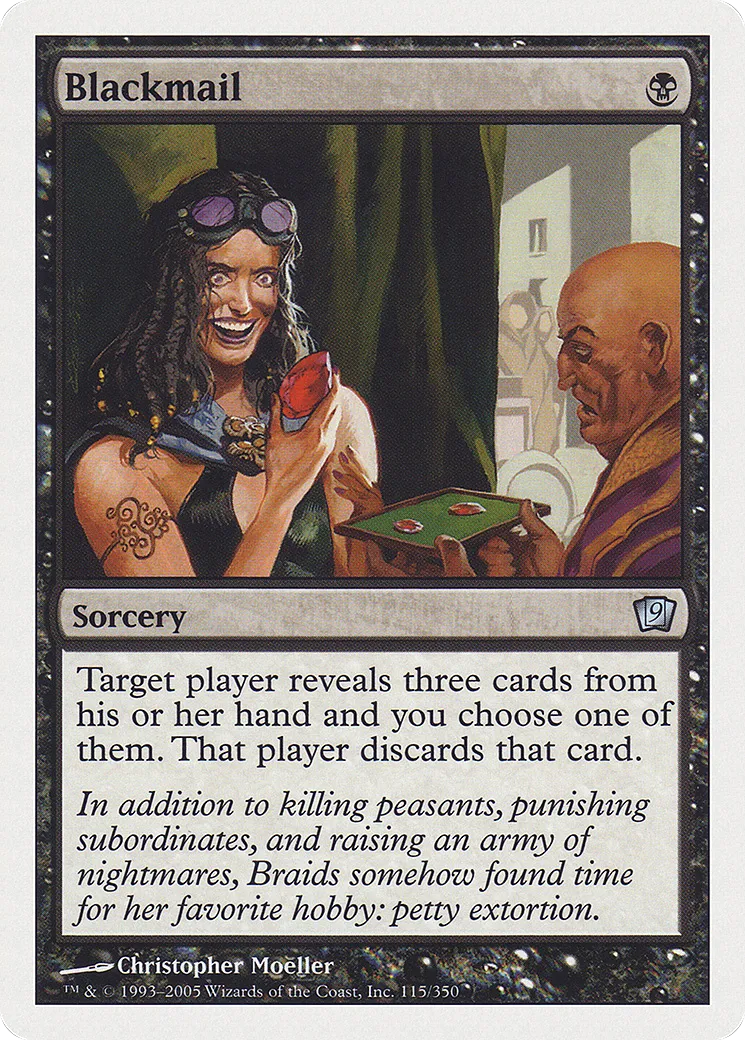 Chantage — Ninth Edition — Magic: The Gathering