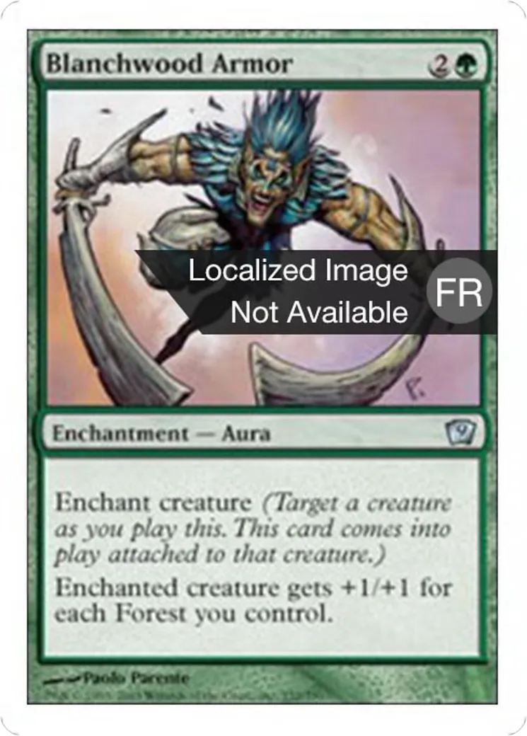 Armure de boisblanc — Ninth Edition — Magic: The Gathering